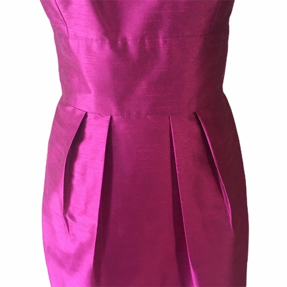 Alfred Sung Fuchsia Pink Fit & Flare Dress - Picture 4 of 7